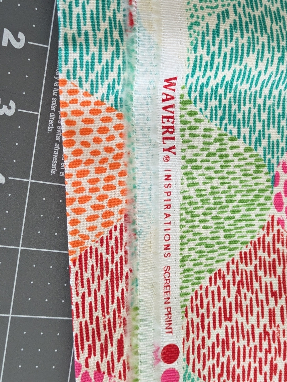 Waverly Inspirations Screen Print Cotton Duck Fabric - Picture 2 of 2